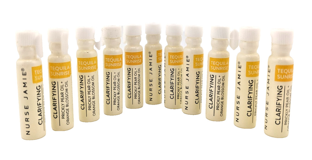 11x Nurse Jamie Tequila Sunrise Clarifying Oil Prickly Pear & Orange Mini Sample